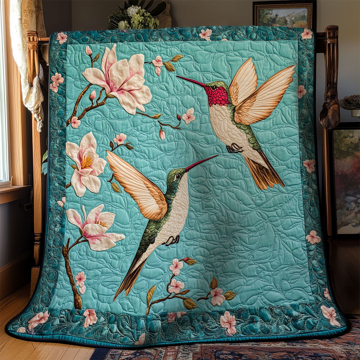 Hummingbird Duo WY2103051CL Quilt