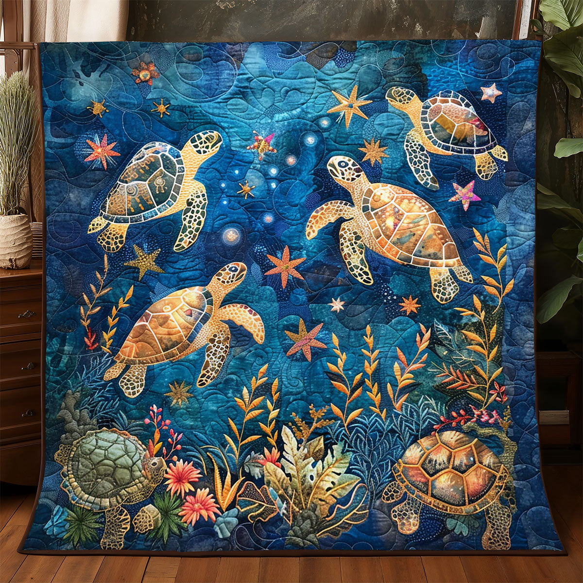 Sea Turtle WJ2104012CL Quilt