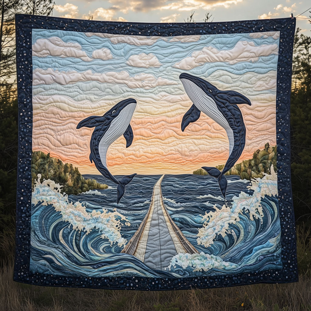 Leaping Whale LT1809042CL Quilt