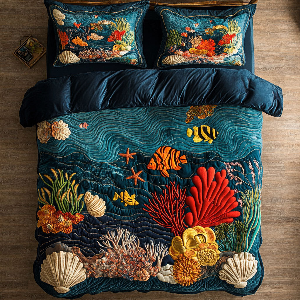 Ocean Bloom CP0809029CL Duvet Cover Set