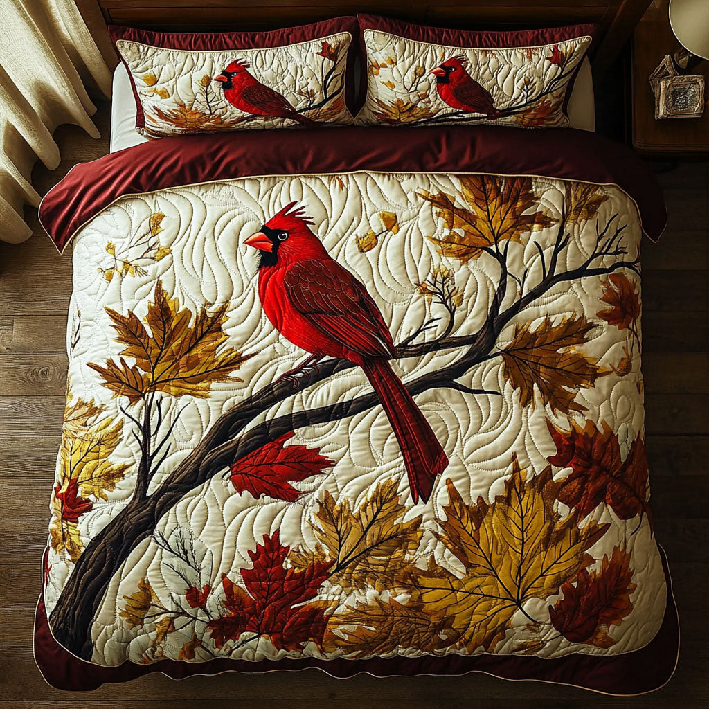 Autumn Cardinal Whisper WX0407002CL Duvet Cover Set
