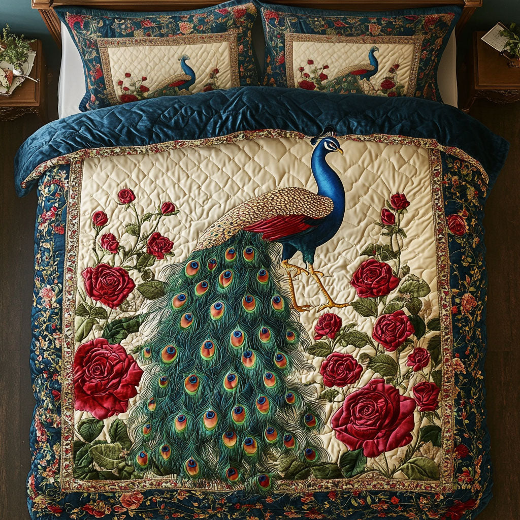 Rose Peacock Elegance CP0906046CL Duvet Cover Set