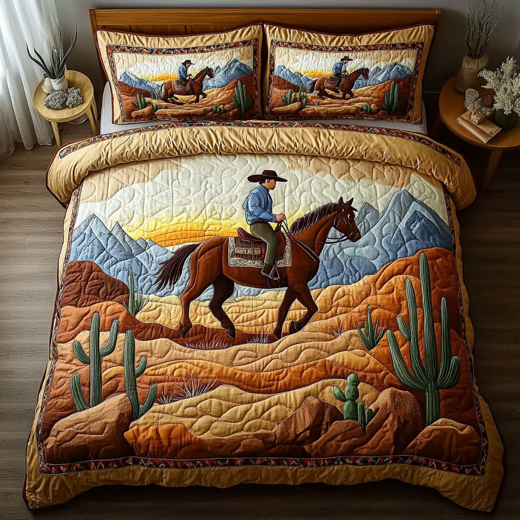 Cactus Ride Cowboy WN0110003CL Duvet Cover Set