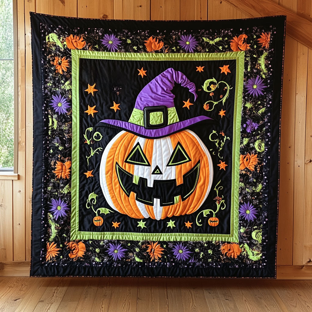 Happy Hat Pumpkin WN1808028CL Quilt
