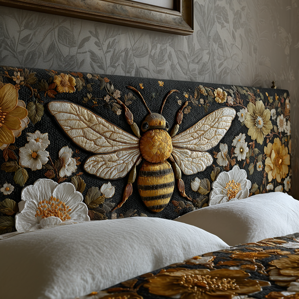 Queen Bee XR2212011CL Quilted Headboard Slipcover