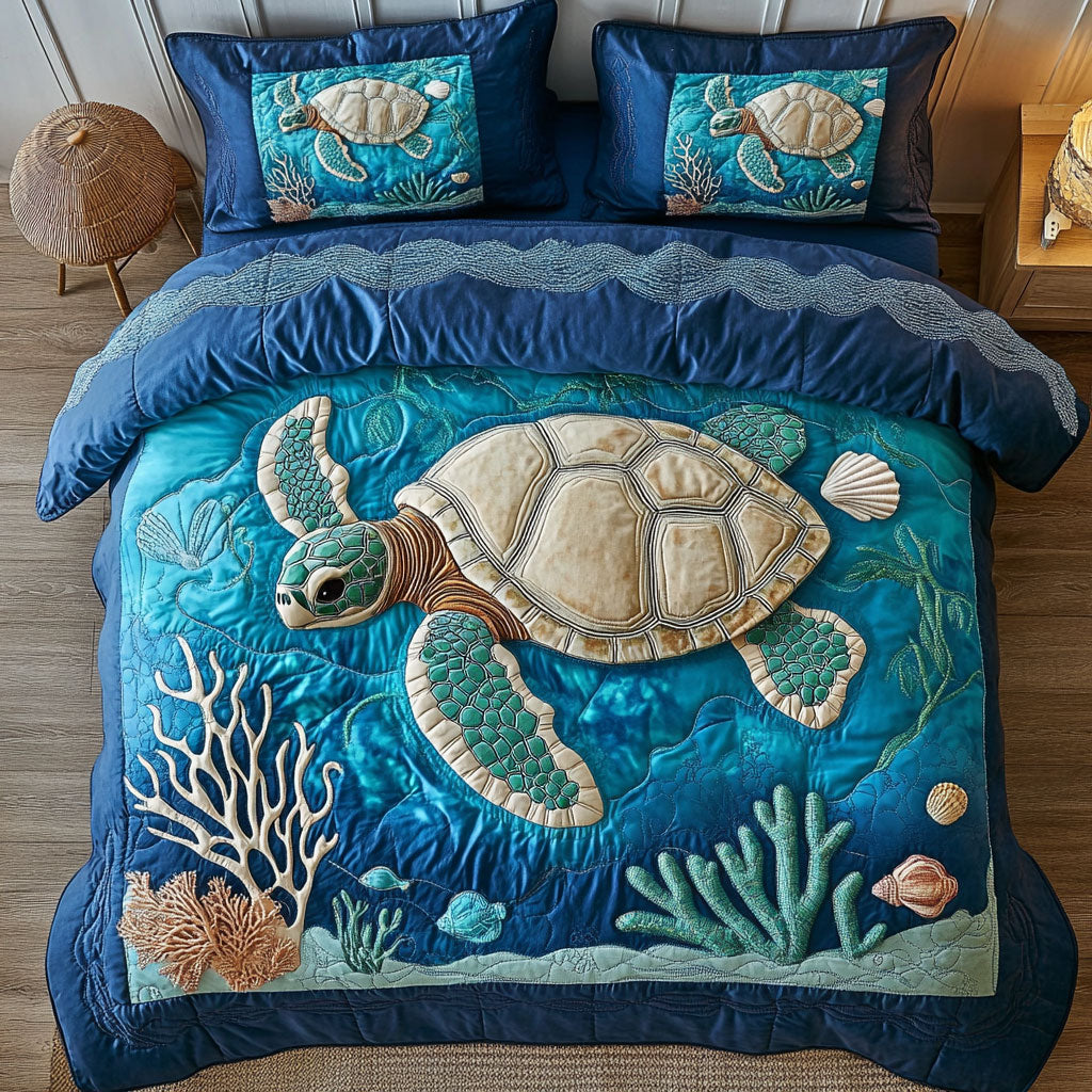 Ocean Bloom CP0110041CL Duvet Cover Set