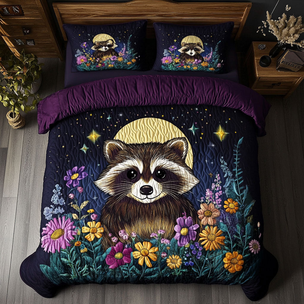 Moonlit Raccoon CW1501038CL Duvet Cover Set