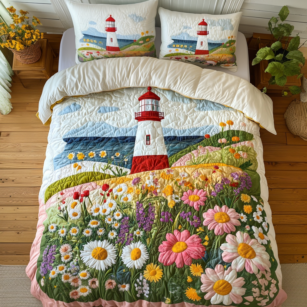 Floral Lighthouse CP2811080CL Duvet Cover Set