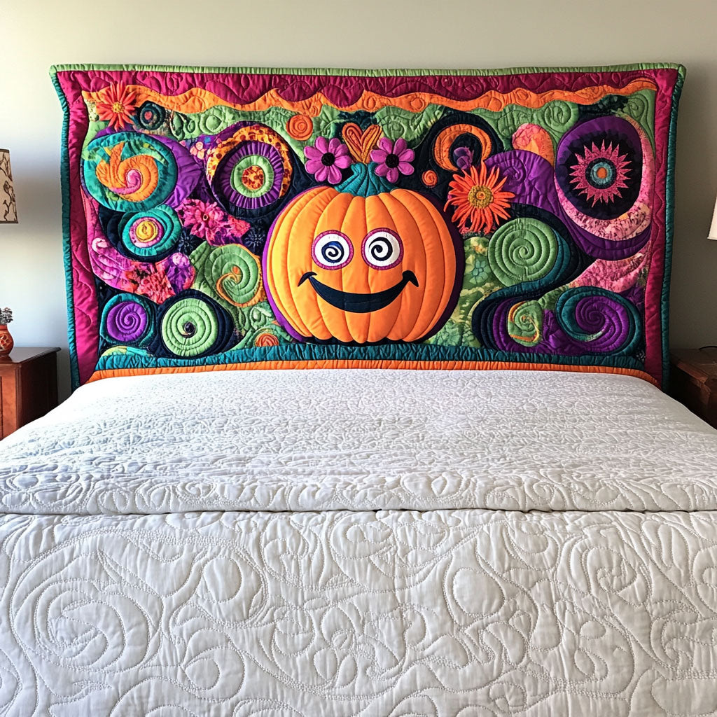 Colorburst Pumpkin WN0501011CL Quilted Headboard Slipcover