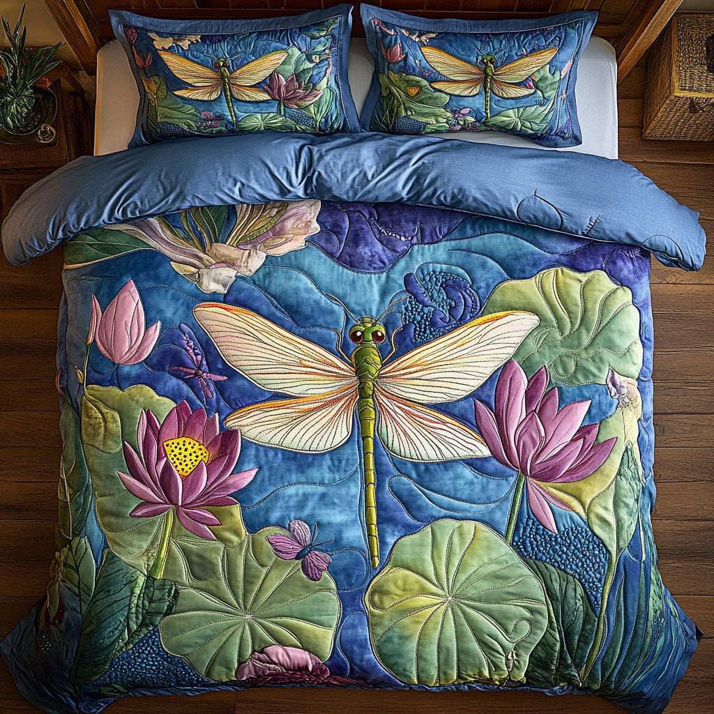 Dragonfly Pond Harmony WY2406046CL Duvet Cover Set