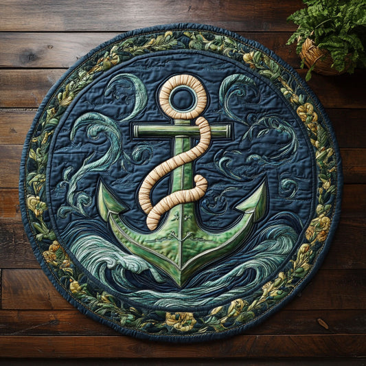 Coastal Garden Comfort CM2105021CL Quilted Round Mat