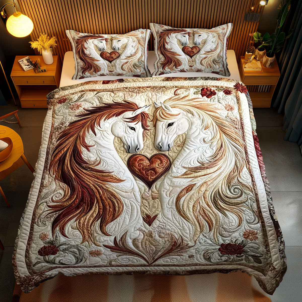 Love Horse WJ1112049CL Duvet Cover Set