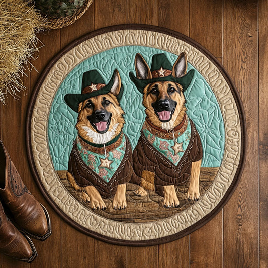 Westwen Dog WX2105049CL Quilted Round Mat