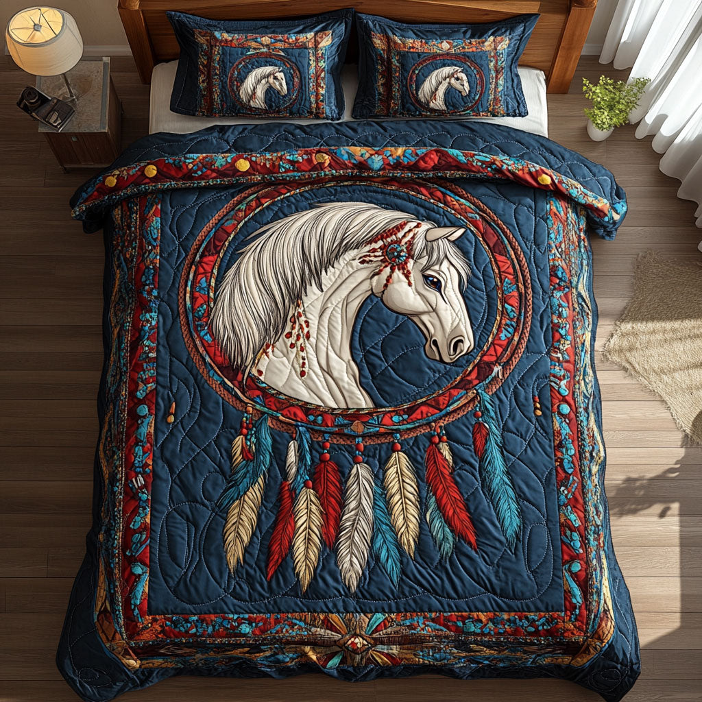 The Majestic Feather Steed WY1908060CL Duvet Cover Set