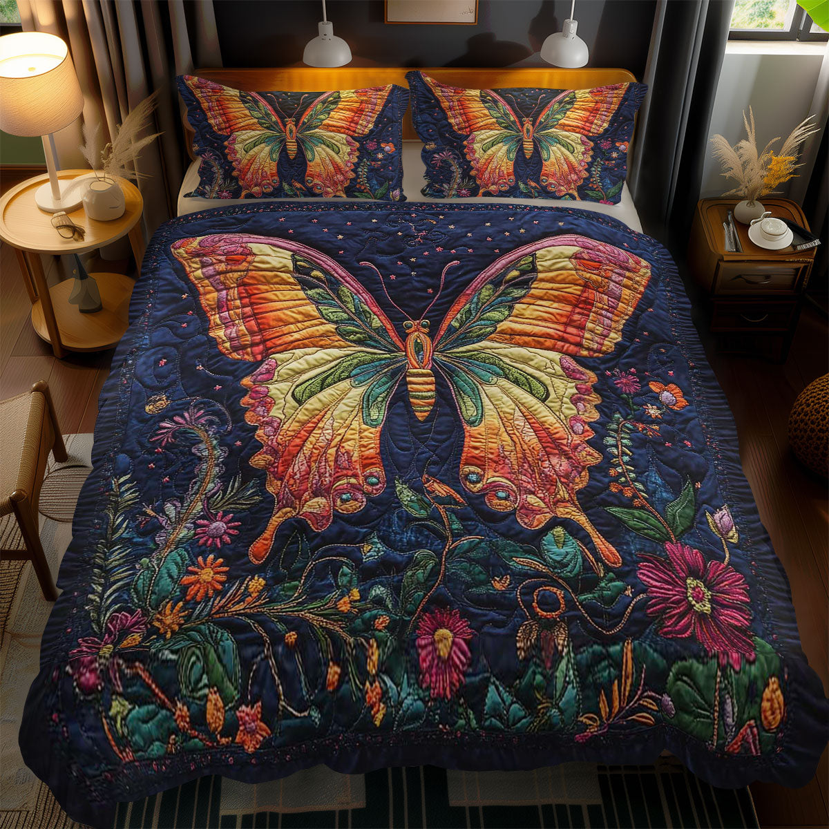 Butterfly Serenade WN1002053CL Duvet Cover Set