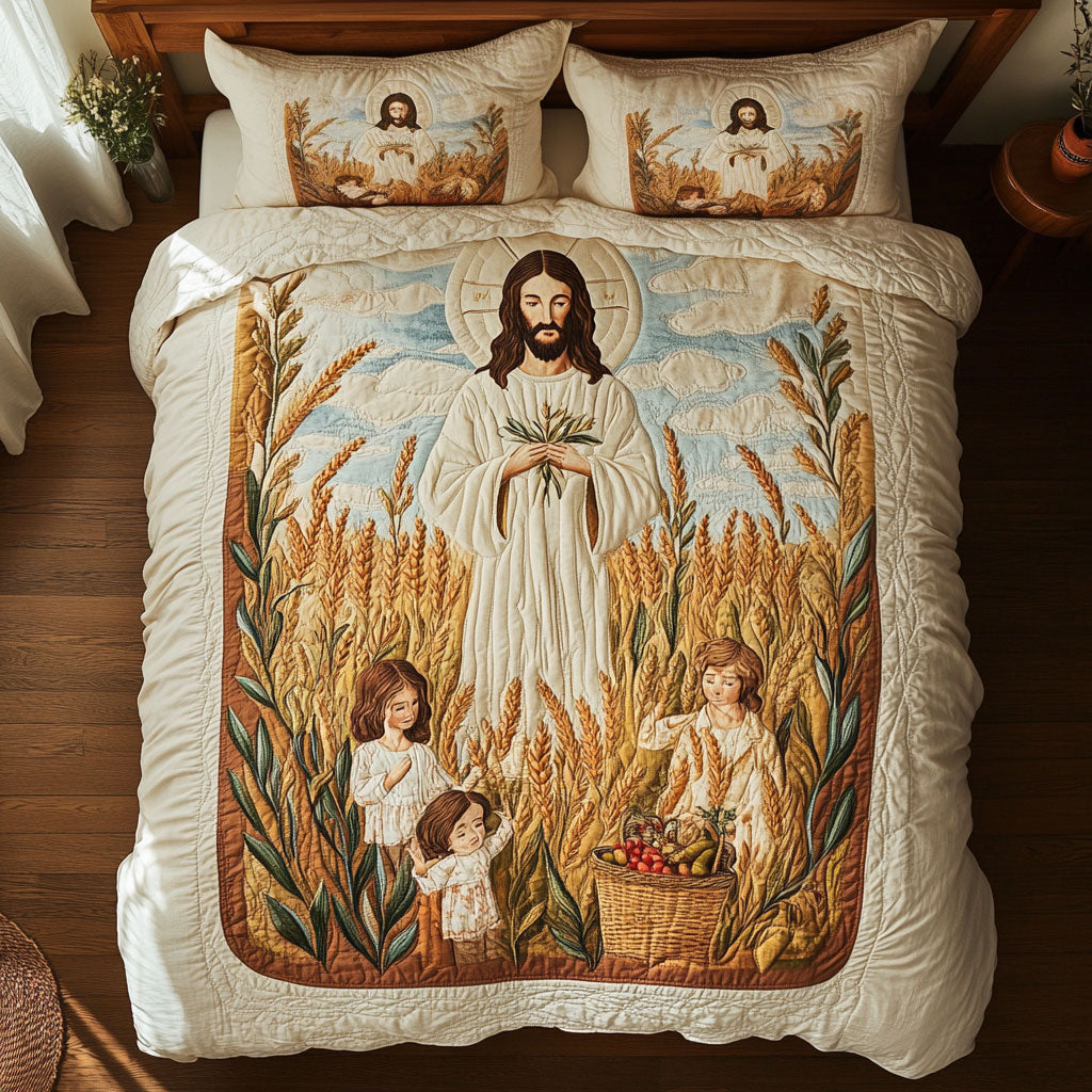 Jesus And The Children WY2108068CL Duvet Cover Set
