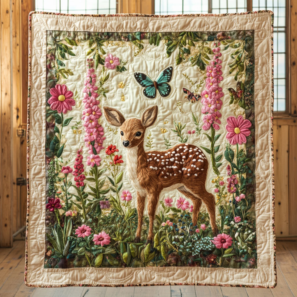 Blossom Forest Fawn CW2509050CL Quilt