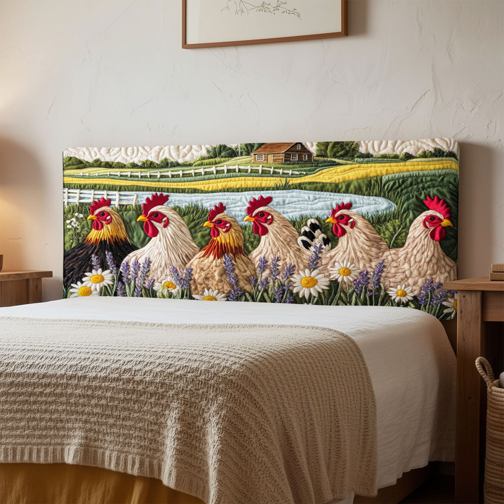 Chicken On The Field QA1812001CL Quilted Headboard Slipcover