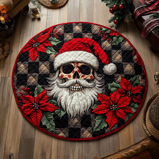 Skull Holiday CW0810049CL Quilted Round Mat
