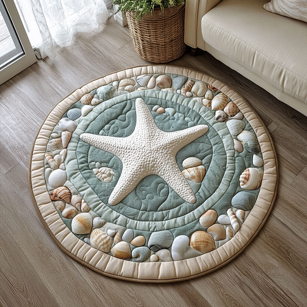 Seabreeze WX0606043CL Quilted Round Mat