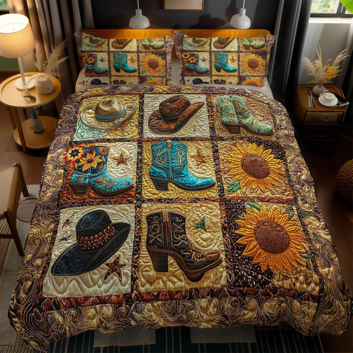 Cowboy Pride WN2111019CL Duvet Cover Set