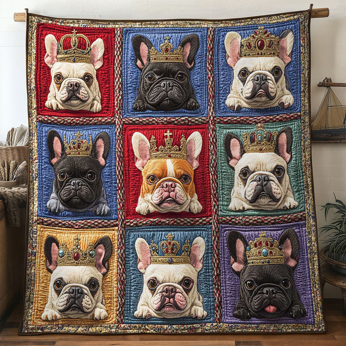 French Bulldog Aristocrat WN1205032CL Quilt