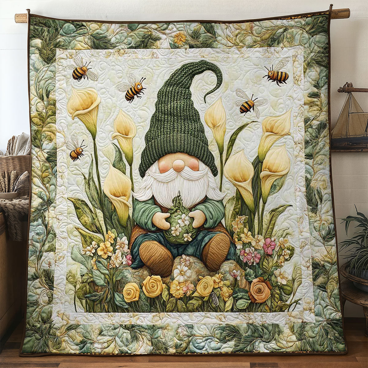 Gnome Joy WN2305037CL Quilt