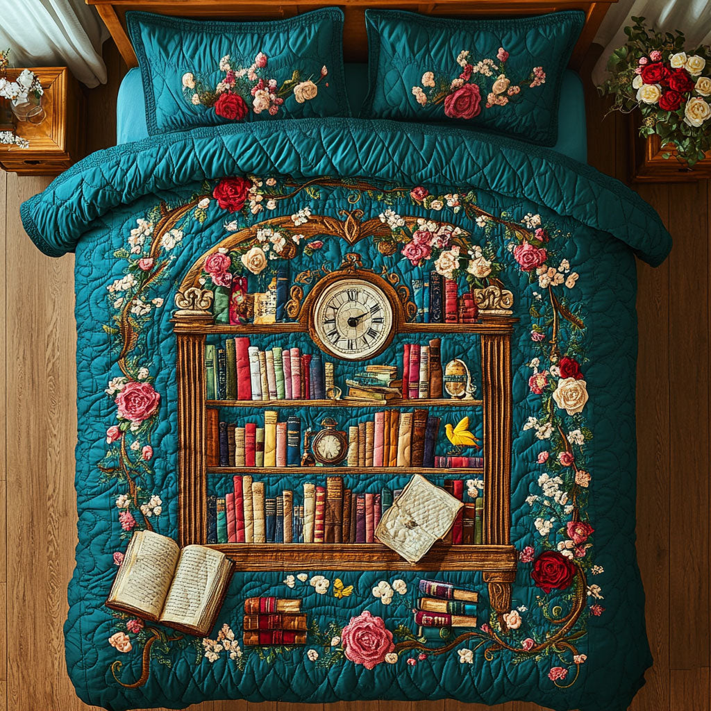 Bookshelf Garden WY2608006CL Duvet Cover Set