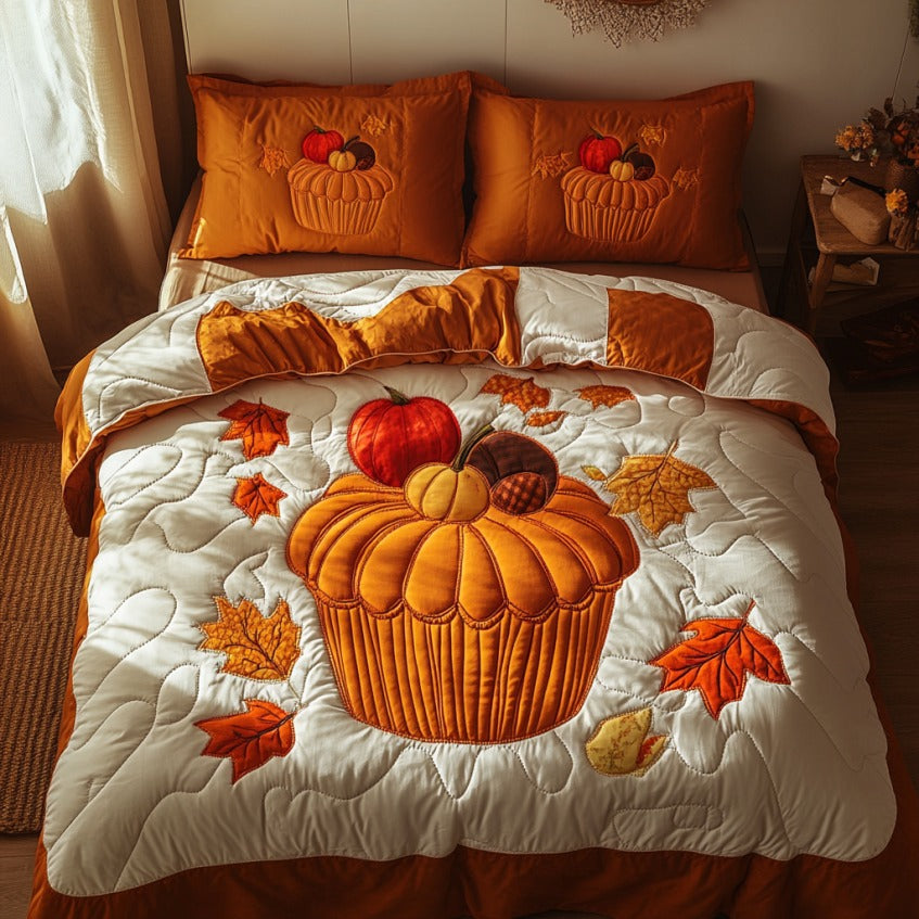 Pumpkin Cupcake XR1509008CL Duvet Cover Set