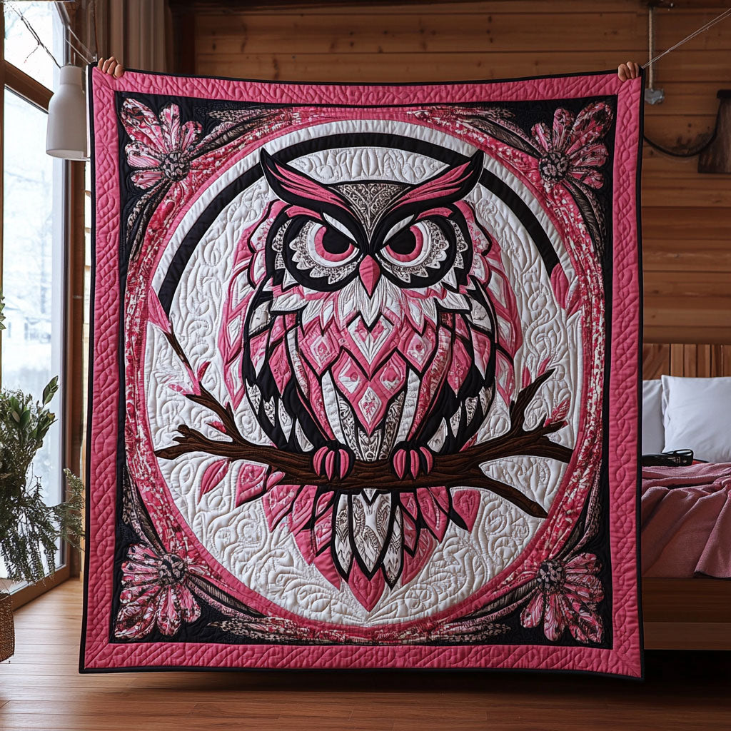 Mandala Owl CW2709036CL Quilt