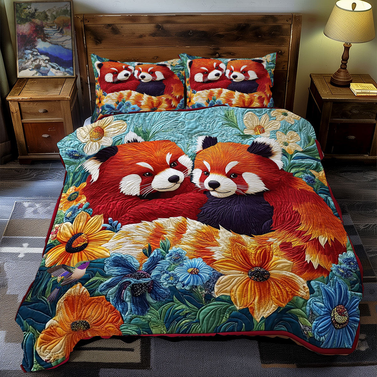 Red Panda WY0212065CL Duvet Cover Set