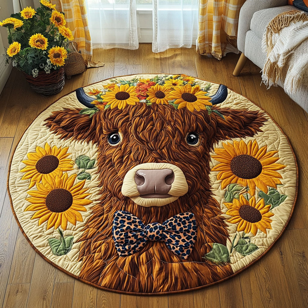 Sunny Pasture CP0210058CL Quilted Round Mat