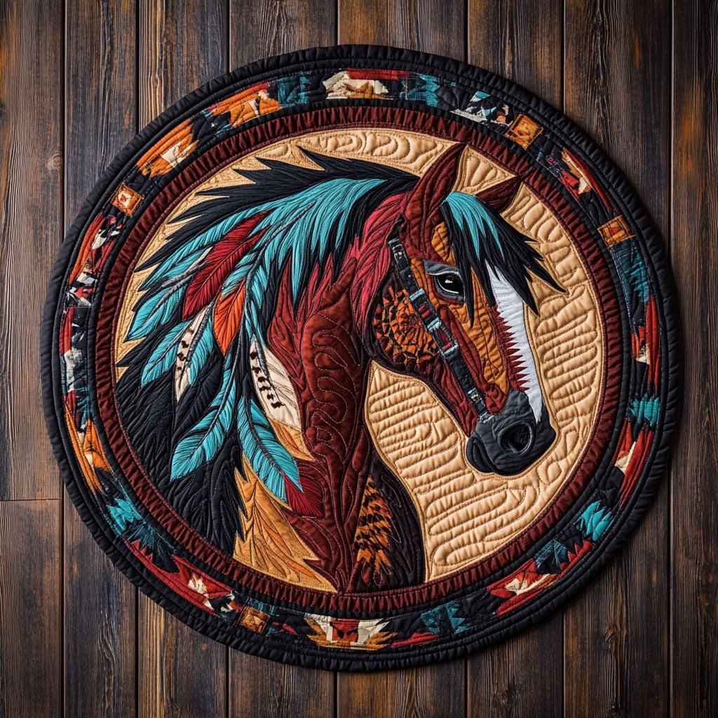 Shadow Rider CM0406039CL Quilted Round Mat