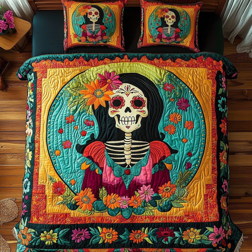 Fiesta Floral Girl WY2208059CL Duvet Cover Set