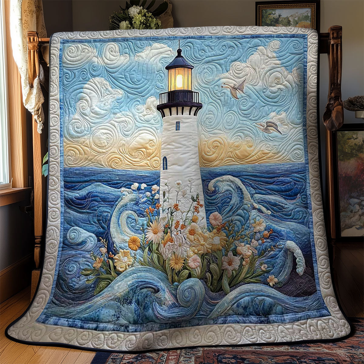 Blooming Lighthouse WN2403004CL Quilt