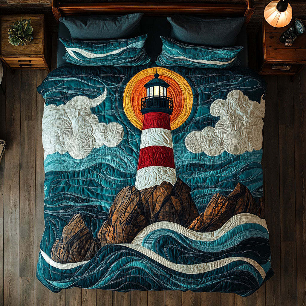 Lighthouse Of Tranquility WX0407039CL Duvet Cover Set