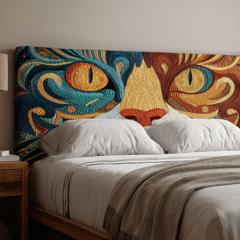 Feline Oracle CP2912049CL Quilted Headboard Slipcover