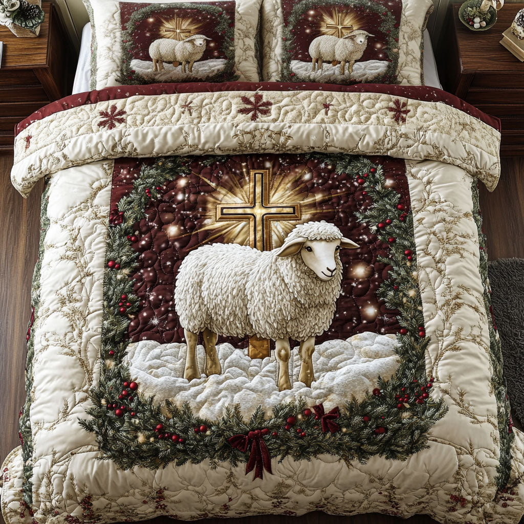 Festive Star Sheep WN3010026CL Duvet Cover Set