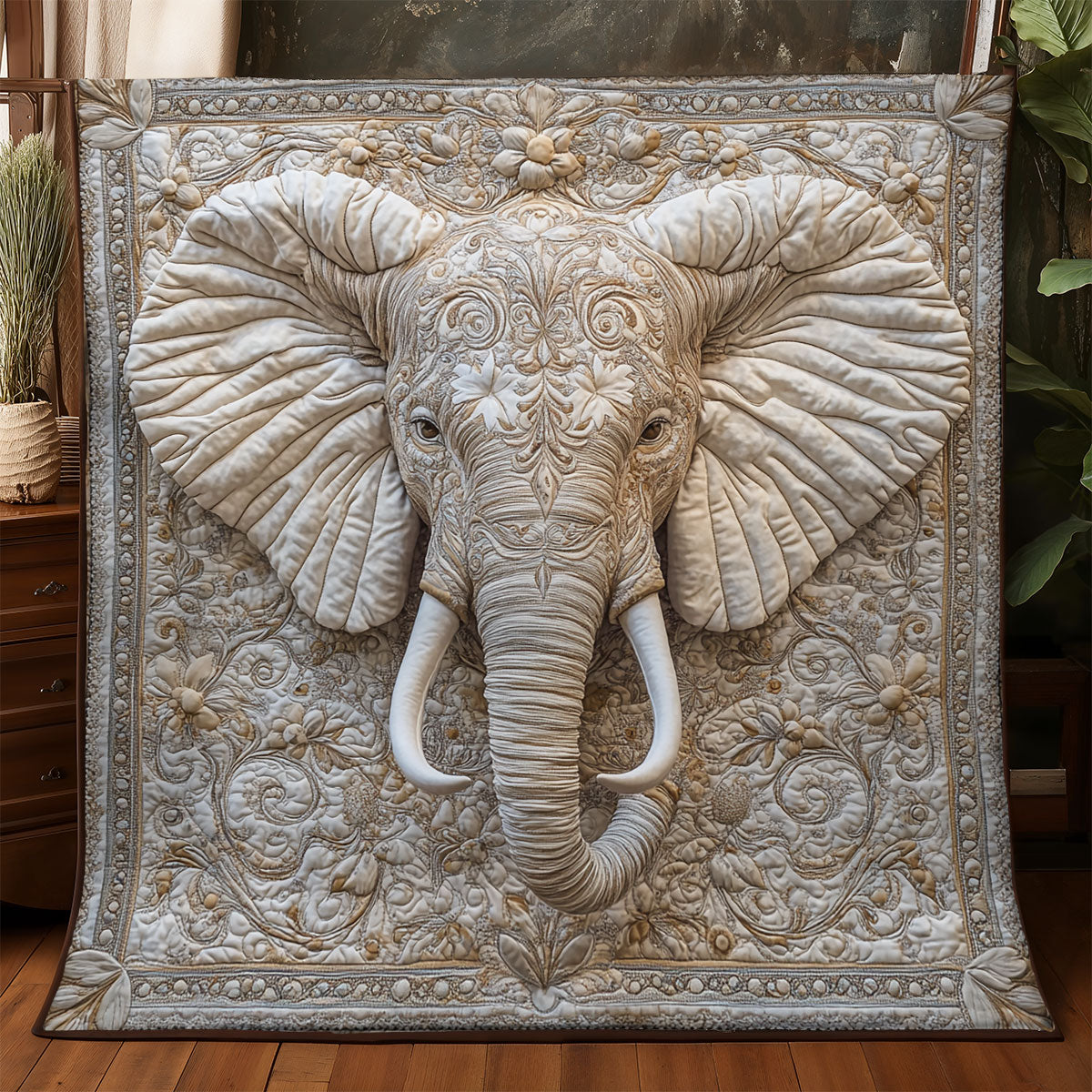 Majestic Elephant WX3105039CL Quilt