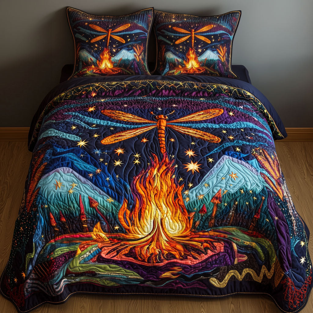 Ceremonial Fire Dragonfly LT0310007CL Duvet Cover Set