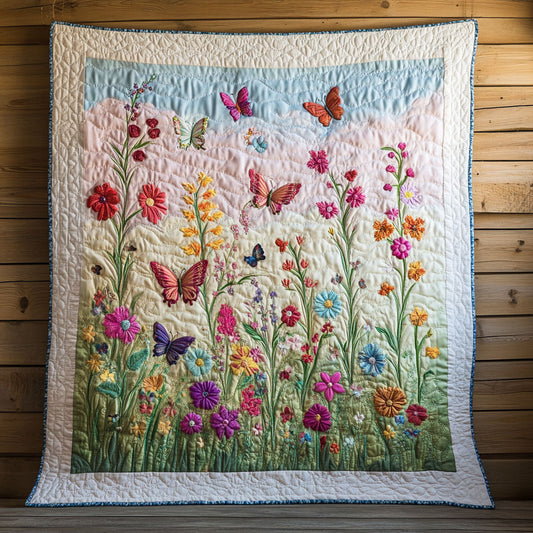 Blooming Butterfly Garden CW1006012CL Quilt