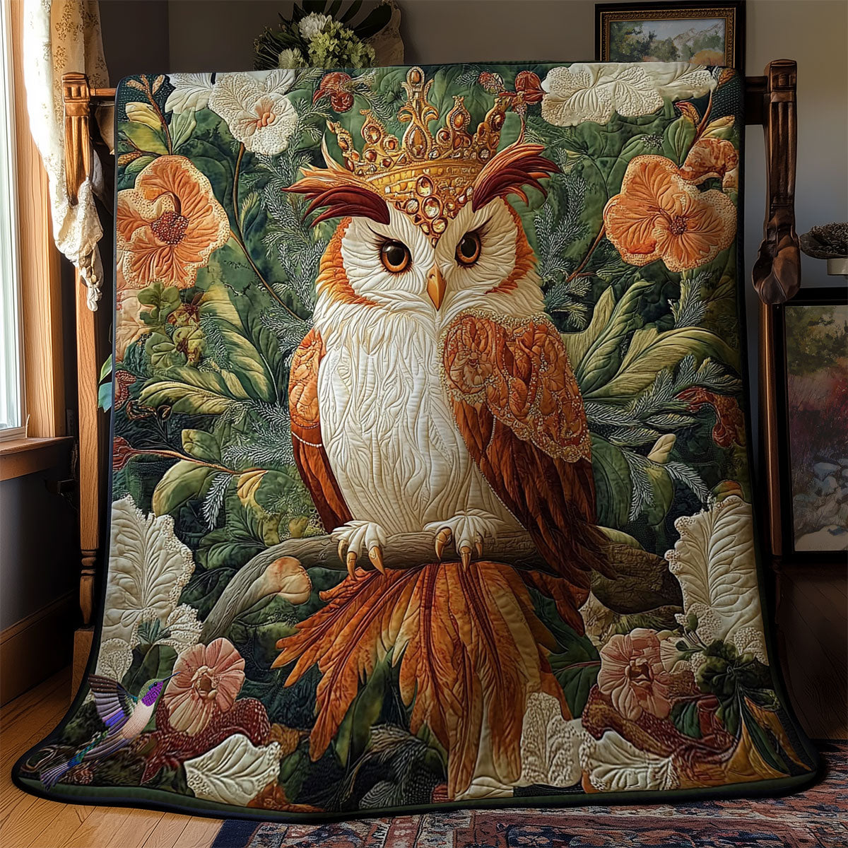 Crown Owl WY2012041CL Quilt