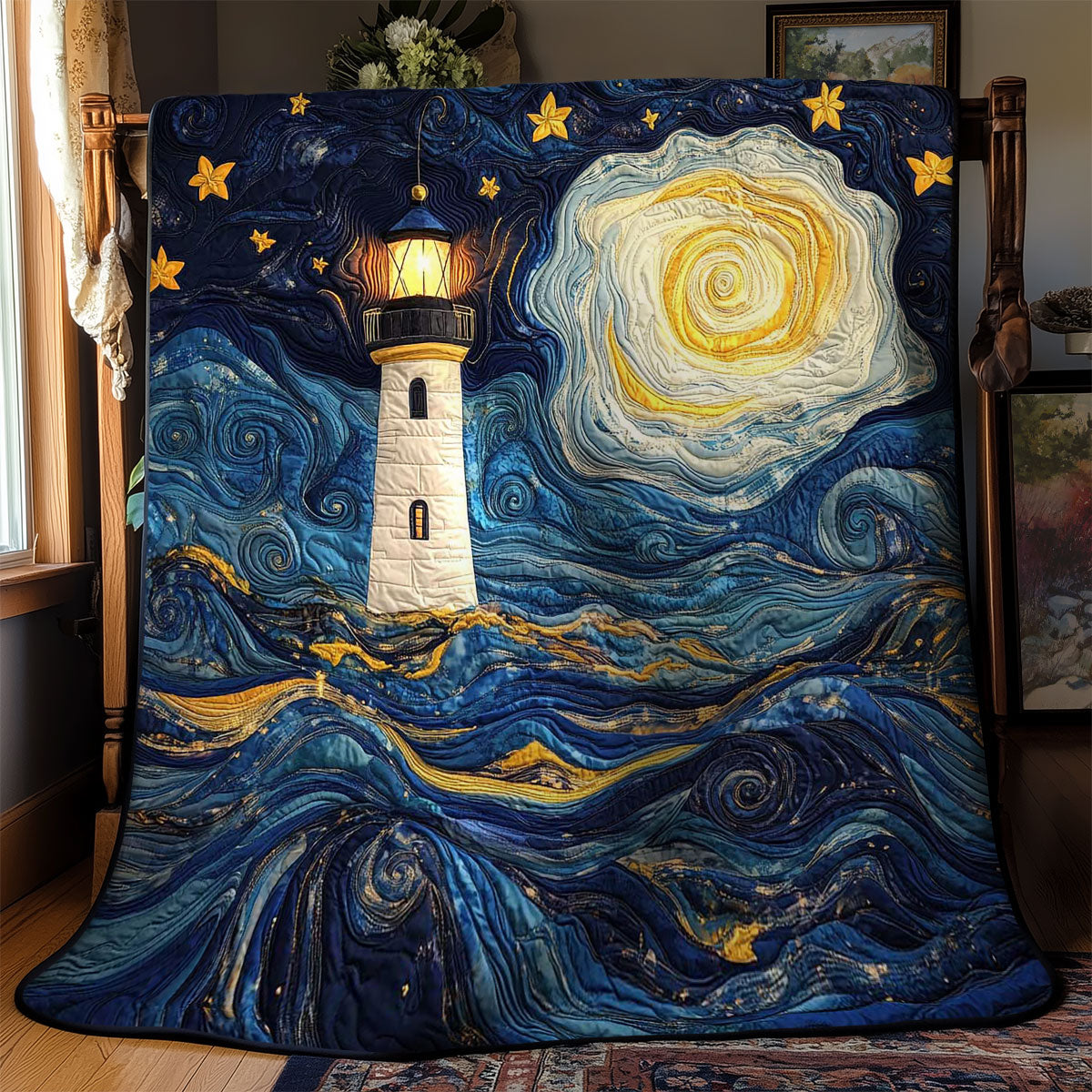 Cosmic Lighthouse WN1903147CL Quilt