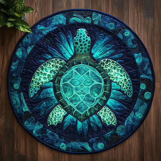 Shell Whisper CM2105001CL Quilted Round Mat