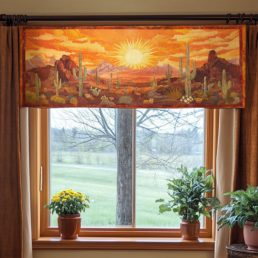 Cactus Dust WN1106008CL Quilted Valance