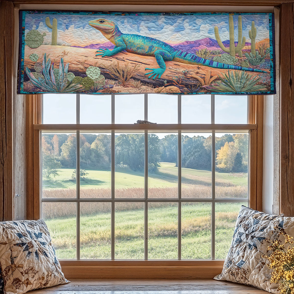 Vibrant Lizard WX1405048CL Quilted Valance