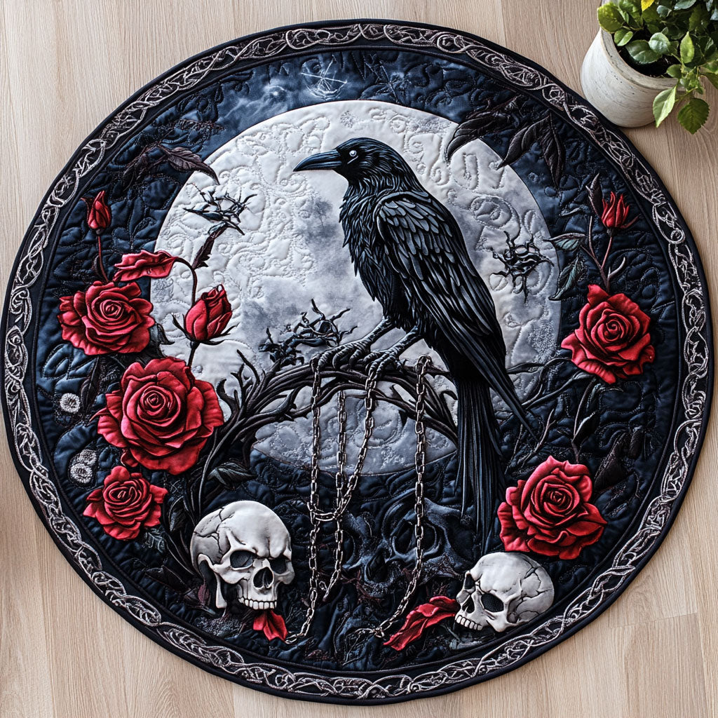 Raven Spirit CW0407042CL Quilted Round Mat