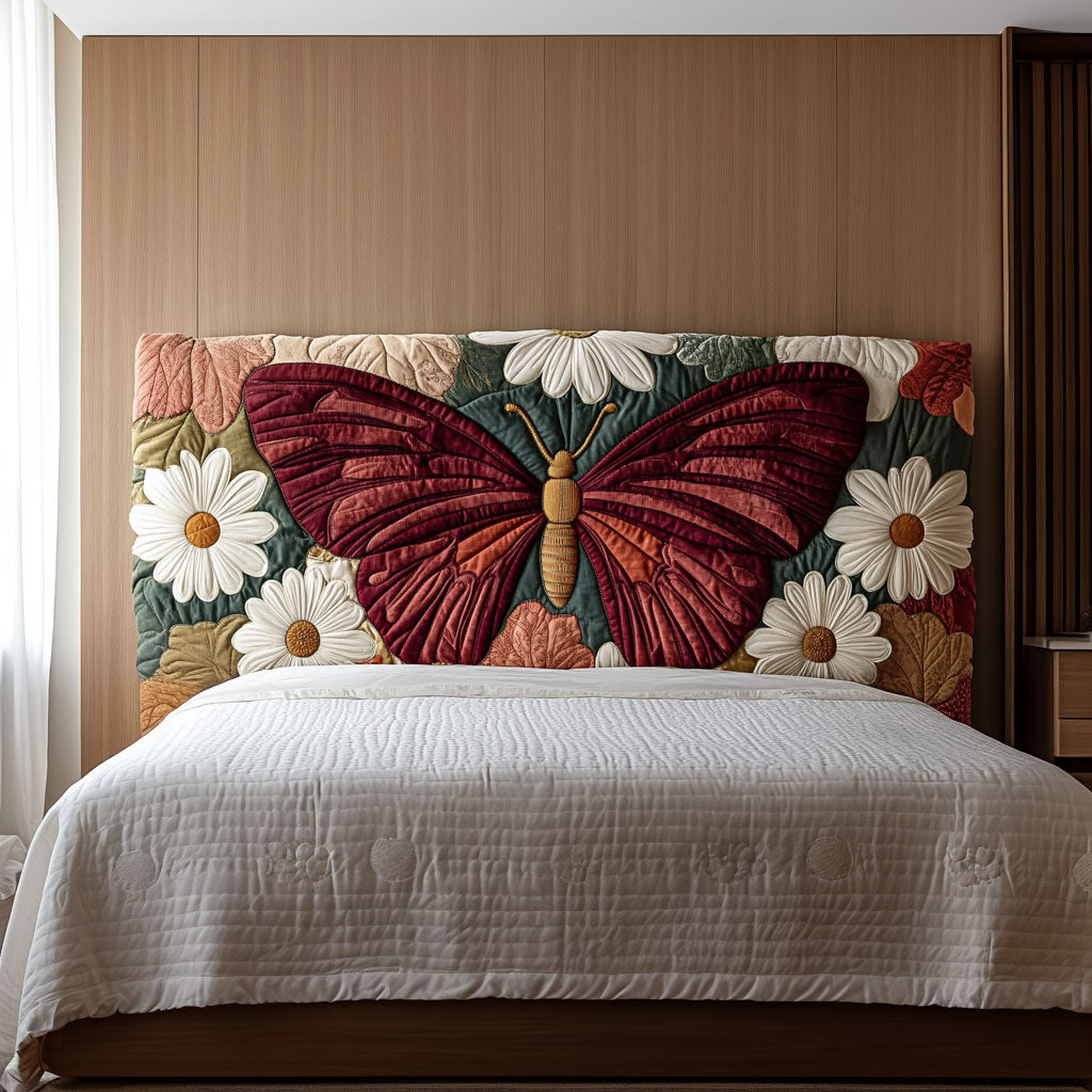 Daisy Butterfly QA2912023CL Quilted Headboard Slipcover