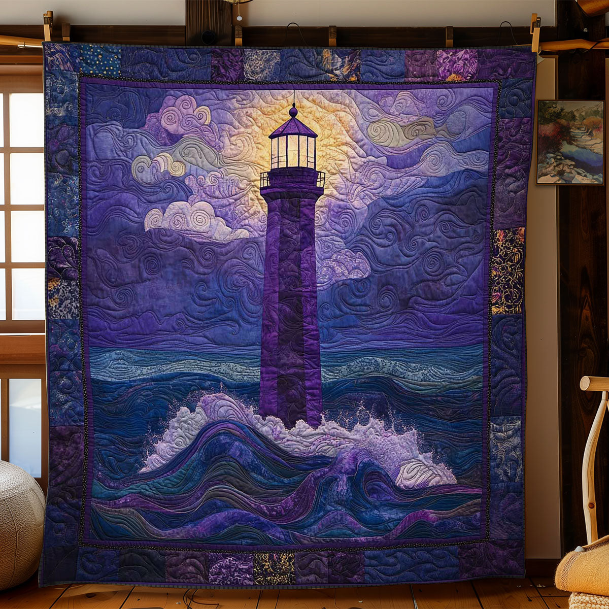 Mystic Lighthouse WN0404037CL Quilt