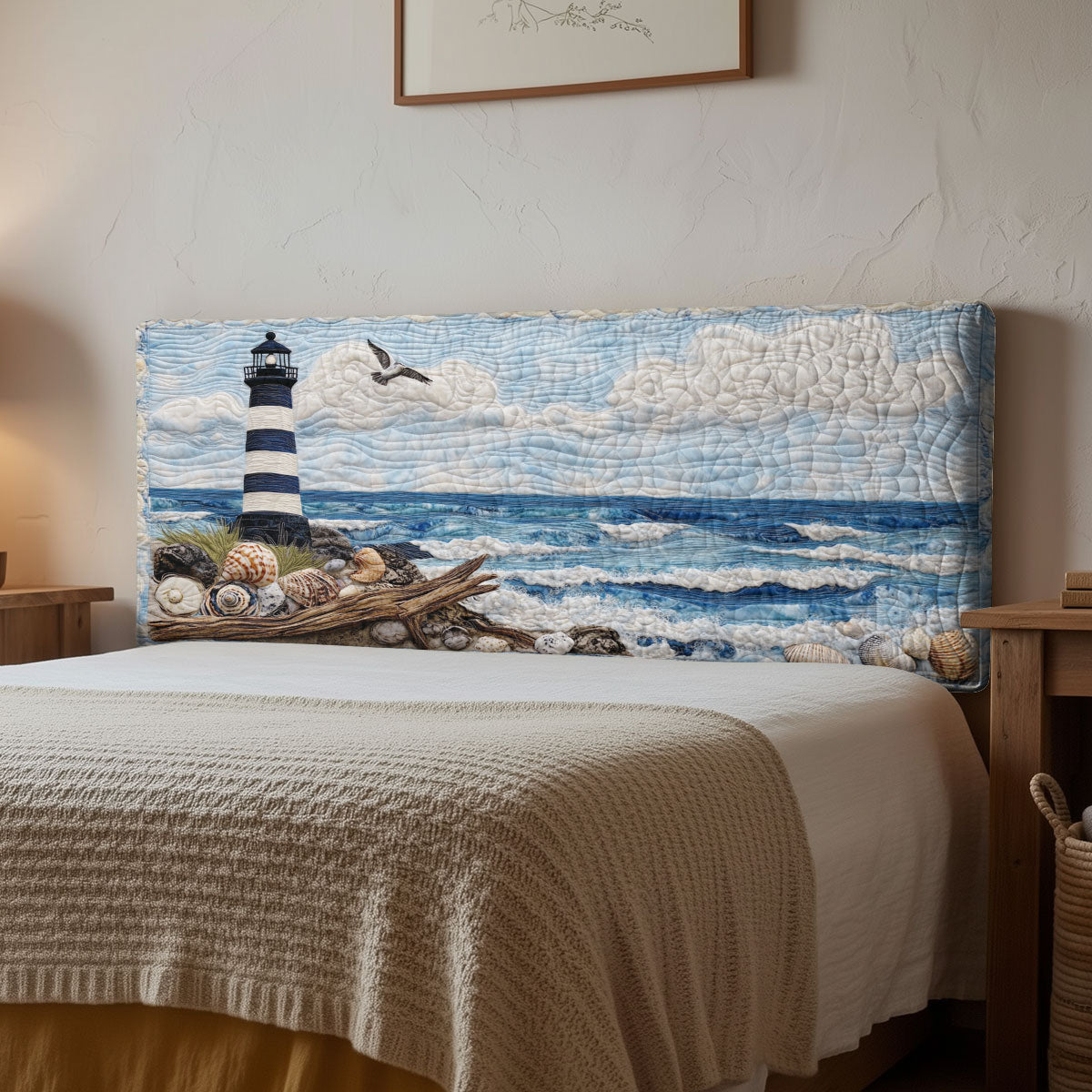 Lighthouse Shore CP1112041CL Quilted Headboard Slipcover